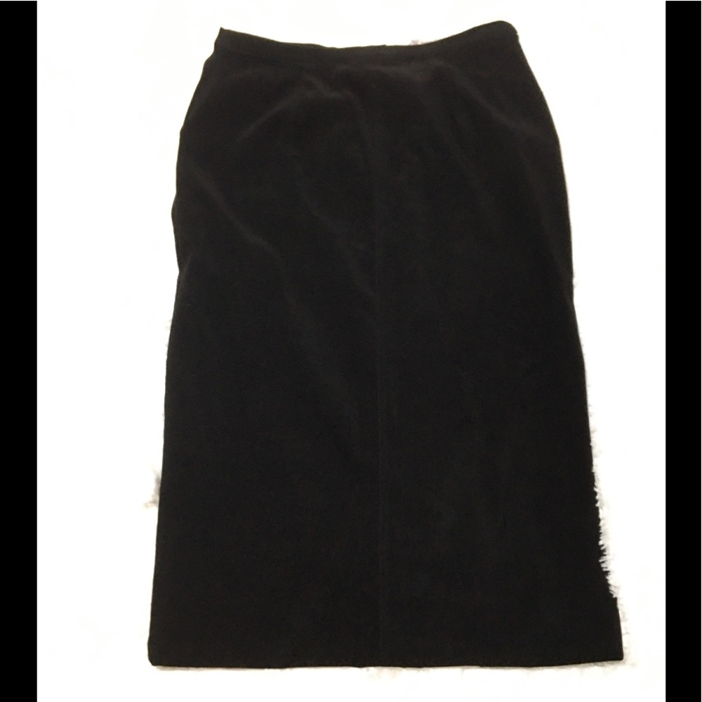 Women’s Denim & Co Maxi Black Skirt Size Medium